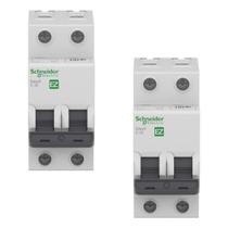 Kit 2 Disjuntor Schneider Mini Curva C 40a 3ka 220/380v Kit 2 Disjuntor Schneider Mini Curva C 40a 3ka 220/380v