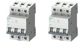 Kit 2 Disjuntore Interruptor Tripolar 32A Curva C Siemens