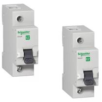 Kit 2 Disjuntores Schneider 1p 80a Curva C 4,5ka 230v Easy 9 Kit 2 Disjuntores Schneider 1p 80a Curva C 4,5ka 230v Easy 9