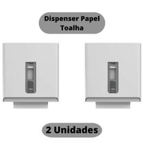 Kit 2 Dispenser p/ Papel Toalha Interfolhas BR Street Nobre