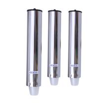 Kit 2 Dispenser Redondo 200ml Inox + 1 Dispenser Redondo 400ml Inox Kit 2 Dispenser Redondo 200ml Inox + 1 Dispenser Redondo 400ml Inox