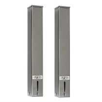 Kit 2 Dispensers Quadrado 50ml Inox