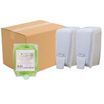 Kit 2 Dispensers Saboneteira Refil Espuma Branco/Cristal Elisa Plus + Sabonete Liquido Espuma 800ml c/ 6 Unidades Kit 2 Dispensers Saboneteira Refil Espuma Branco/Cristal Elisa Plus + Sabonete Liquido Espuma 800ml c/ 6 Unidades