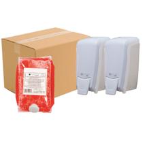 Kit 2 Dispensers Saboneteira Refil Espuma Branco/Cristal Elisa Plus + Sabonete Liquido Espuma 800ml c/ 6 Unidades Kit 2 Dispensers Saboneteira Refil Espuma Branco/Cristal Elisa Plus + Sabonete Liquido Espuma 800ml c/ 6 Unidades