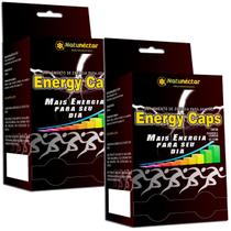 Kit 2 Display Energy Caps 48 Blister Com 8 Cápsulas Natunéctar Suplemento Energético Energia