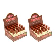 Kit 2 Display Protetor Labial Rollon Manteiga Cacau Própolis