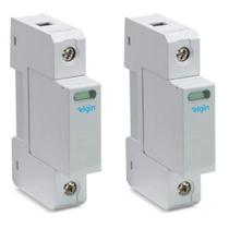 Kit 2 Dispositivos de Proteção Contra Surtos Elétricos DPS 20ka 275v Elgin 51D001011020 Kit 2 Dispositivos de Proteção Contra Surtos Elétricos DPS 20ka 275v Elgin 51D001011020