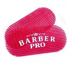 Kit 2 Divisor Prendedor tiras aderentes Cabelo Griper Barber Vermelho