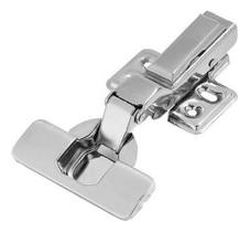 Kit 2 Dobradiça Easy Tn Click Slow Inox Alta C