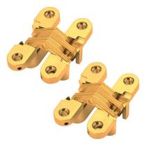 Kit 2 Dobradiça Invisível 60mm Porta Oculta + 4 Parafusos Kit 2 Dobradiça Invisível 60mm Porta Oculta + 4 Parafusos