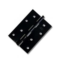 Kit 2 Dobradiça Preta Porta / Janela Pino Solto Real 4"