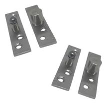 Kit 2 Dobradiças Pivot Inox 78x18mm Porta Pivotante Até 60kg Kit 2 Dobradiças Pivot Inox 78x18mm Porta Pivotante Até 60kg