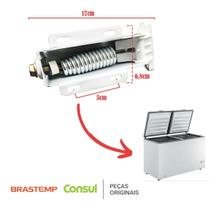 Kit 2 dobradiças Tampa Freezer Consul Horizontal CHB53 CHB42