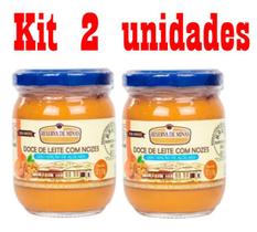 KIT 2 Doce De Leite Com Nozes Zero Açúcar 210g DIRETO DA FÁBRICA PARA SUA MESA