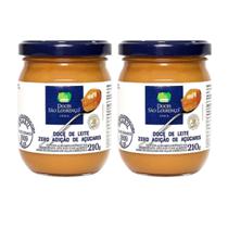 Kit 2 Doce de Leite Diet Zero Açúcar 210g São Lourenço