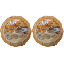 Kit 2 Doce de Leite Puro de Minas Gerais Fondant de Leite Tablete 300g cada Total600g Doces Pé Serra