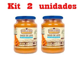KIT 2 Doce de Leite Reserva de Minas 630g DIet Zero Açúcar Original De Minas