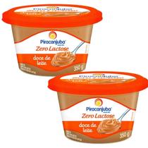 Kit 2 Doce De Leite Zero Lactose Piracanjuba Pote 350g
