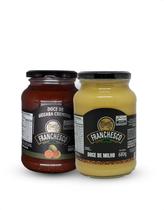 Kit 2 Doces Mineiros Artesanal Gourmet Caseiro Pote de Vidro 680g Franchesco Sul de Minas Ibitiúra Mineira Kit 2 Doces Mineiros Artesanal Gourmet Caseiro Pote de Vidro 680g Franchesco Sul de Minas Ibitiúra Mineira