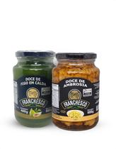 Kit 2 Doces Mineiros Artesanal Gourmet Caseiro Pote de Vidro 680g Franchesco Sul de Minas Ibitiúra Mineira Kit 2 Doces Mineiros Artesanal Gourmet Caseiro Pote de Vidro 680g Franchesco Sul de Minas Ibitiúra Mineira
