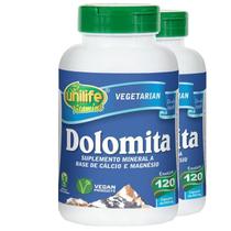 Kit 2 Dolomita 120 Cápsulas Unilife