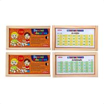 Kit 2 Dominós Educativos Matemática Adição e Subtração Jogo Pedagógico - Carimbras - 5 anos