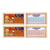 Kit 2 Dominós Educativos Matemática Divisão e Multiplicação Jogo Pedagógico - Carimbras - 7 anos