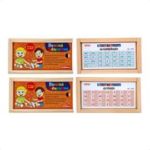 Kit 2 Dominós Matemática Divisão e Multiplicação Jogo Infantil Pedagógico Brinquedos Educativos Escolar Carimbras Criança 7 anos Kit 2 Dominós Matemática Divisão e Multiplicação Jogo Infantil Pedagógico Brinquedos Educativos Escolar Carimbras Criança 7 anos
