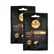 Kit 2 Dose Concentrada Haskell Cavalo Forte Tratamento Imediato Sachê 40g