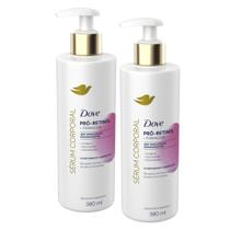 Kit 2 Dove Sérum Hidratante Corporal Pró-Retinol Firmador 380ml