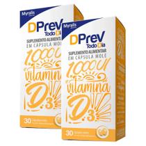 Kit 2 DPrev Todo Dia 1.000UI 30 Cápsulas Kit 2 DPrev Todo Dia 1.000UI 30 Cápsulas