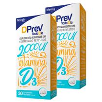 Kit 2 DPrev Todo Dia 2.000UI com 30 Comprimidos