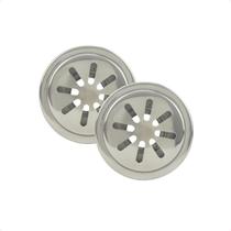 Kit 2 Drenos Lateral Parede Anti Turbilhão Pratique Inox 50mm