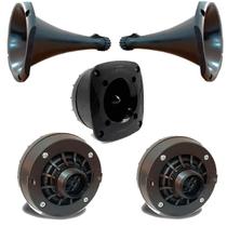 Kit 2 Driver 1 Tweeter 2 Corneta 8 Ohms Corneteira Longa Kit 2 Driver 1 Tweeter 2 Corneta 8 Ohms Corneteira Longa