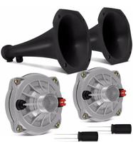 Kit 2 Driver Jbl Selenium D250x 200w Rms 8 Ohms + Corneta Longa Som Automotivo