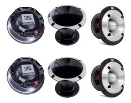 Kit 2 Driver JBL Selenium D405-X 110w + 2 Super Tweeter ST400 Trio 150w + 2 Corneta JBL HL14-50 Trio