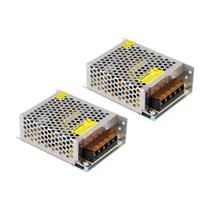 Kit 2 Drivers Chaveado 5A 12V Até 60W Entrada Bivolt Ip20 Kit 2 Drivers Chaveado 5A 12V Até 60W Entrada Bivolt Ip20