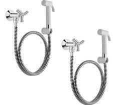 Kit 2 Duchas Docol Primor Com Registro E Gatilho 00673206 Kit 2 Duchas Docol Primor Com Registro E Gatilho 00673206