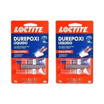 Kit 2 Durepoxi Liquido 16g 10min Araldite Cola Epóxi Transparente