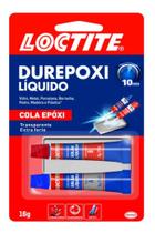 KIT 2 Durepoxi Líquido Transparente 16gr 10 Minutos Loctite
