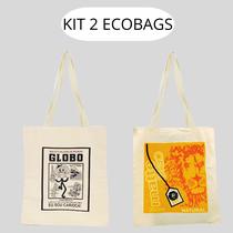 KIT 2 Ecobags Biscoito + Mate KIT 2 Ecobags Biscoito + Mate