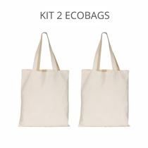 KIT 2 Ecobags CRÚ+ CRÚ