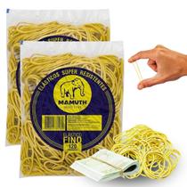 Kit 2 Elástico Para Amarrar Dinheiro 200G Fino Pacote 240 Unidades