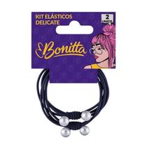Kit 2 Elásticos De Cabelo Finos E Delicados Bonitta