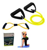 Kit 2 Elásticos Extensor Tensão Ombro Biceps Triceps Peito bumbum gluteos