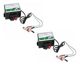 Kit 2 Eletrificador Rural Cerca Elétrica 30km Bateria 12V