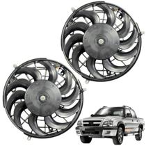 Kit 2 Eletroventilador Auxiliar Chevrolet S10 2.8 Até 2011