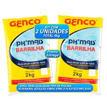 Kit 2 Elevador de Ph Barrilha Genco Ph Mais Granulado Para Tratamento de Piscinas Kit 2 Elevador de Ph Barrilha Genco Ph Mais Granulado Para Tratamento de Piscinas