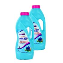 KIt 2 Eliminador De Metais Piscina Togmax Removedor Manchas 2 Litros KIt 2 Eliminador De Metais Piscina Togmax Removedor Manchas 2 Litros