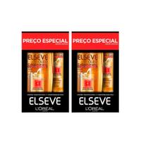 Kit 2 Elseve Óleo Extraordinário Nutrição Shampoo 375ml e Condicionador 70ml Preço Especial Edição Limitada